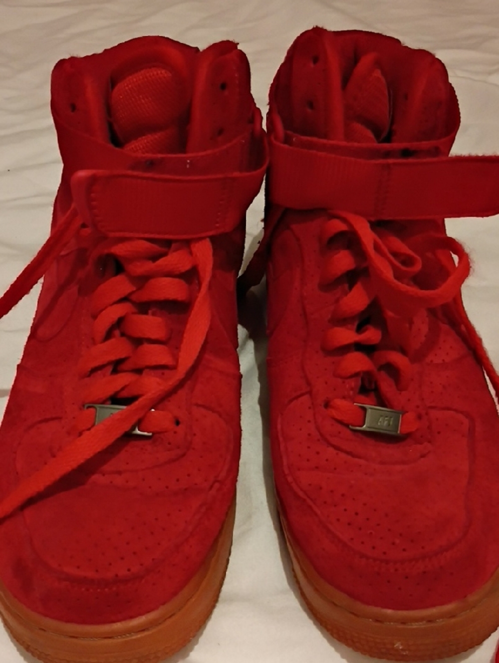 Red Nike Air Force One Size 8.5
